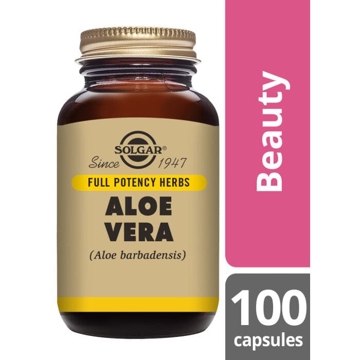 Aloe Vera 520 mg Vegetable Capsules - Pack of 100 Solgar