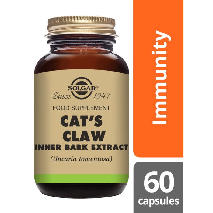 Cat's Claw Inner Bark Extract Vegatable Capsules - Pack of 60 Solgar