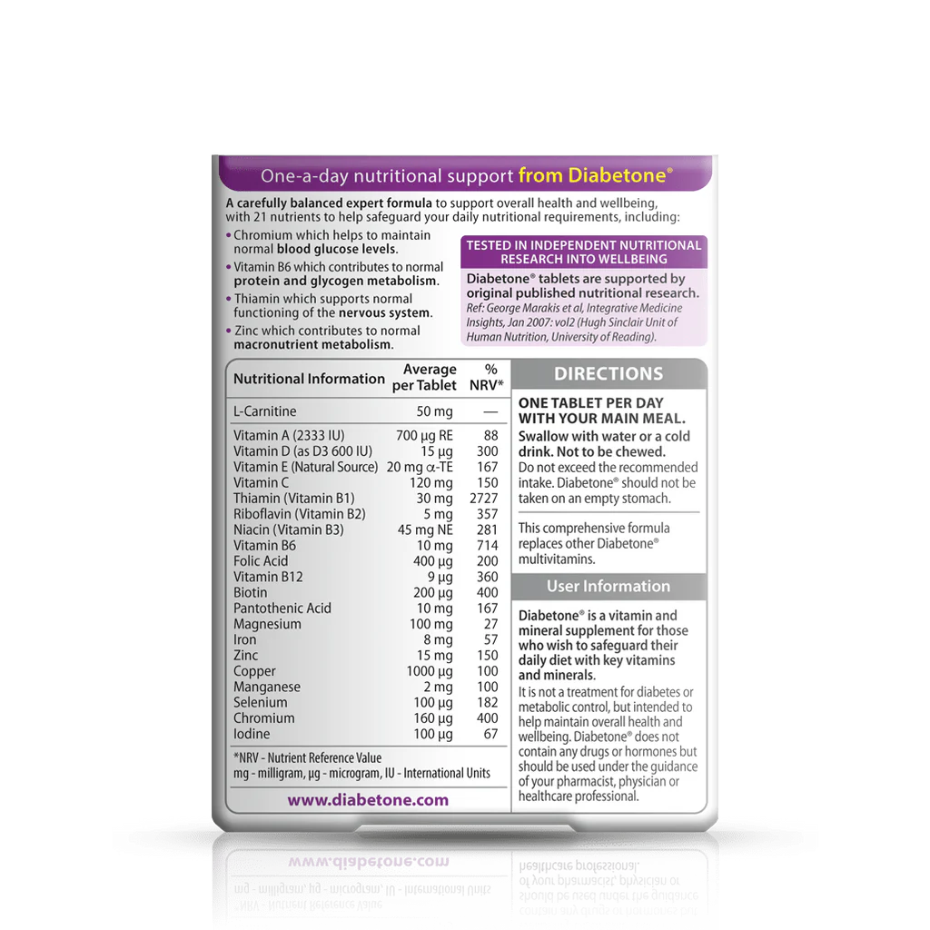 Diabetone Tablets 30 Vitabiotics