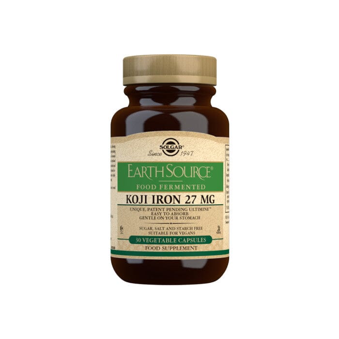 Earth Source Food Fermented Koji Iron 27 mg Solgar
