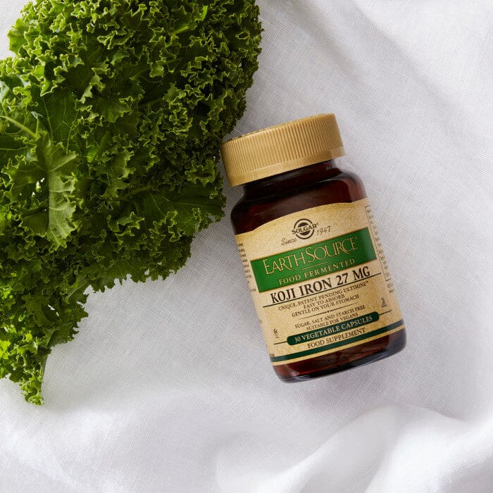 Earth Source Food Fermented Koji Iron 27 mg Solgar