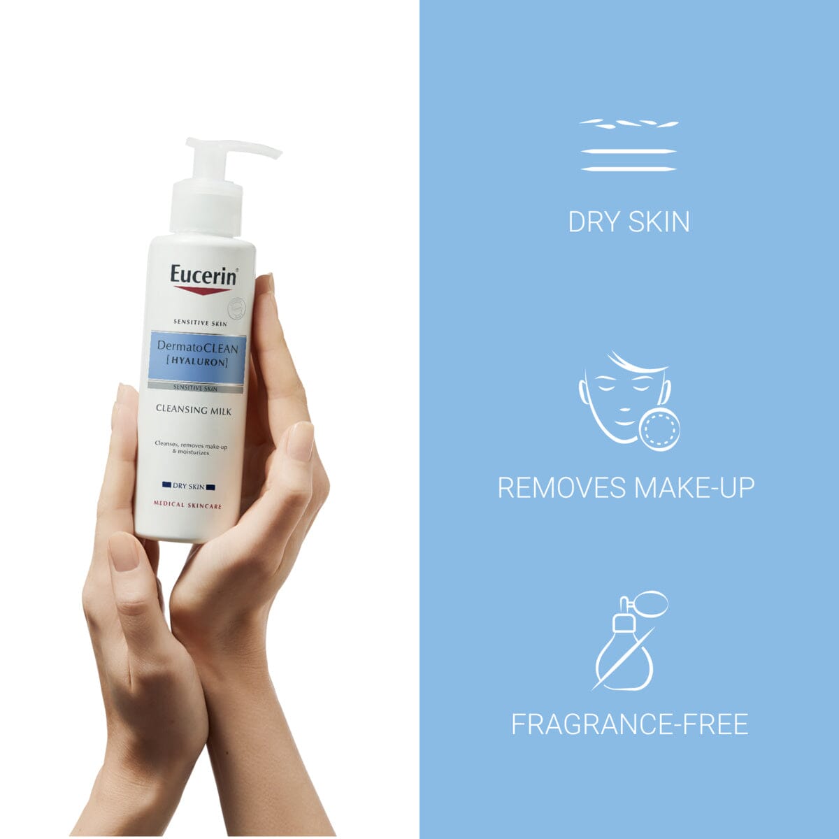 Eucerin Dermatoclean Cleansing Milk 200 ml Eucerin