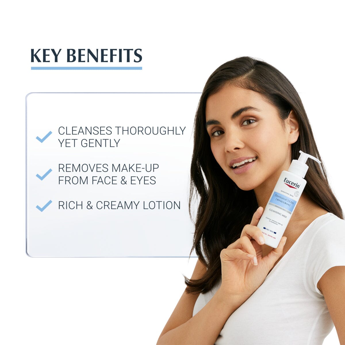 Eucerin Dermatoclean Cleansing Milk 200 ml Eucerin