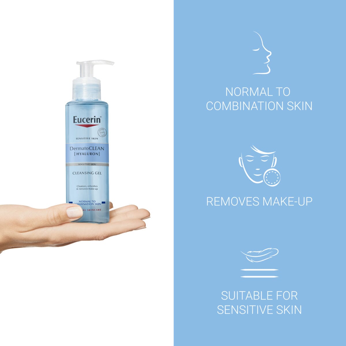 Eucerin Dermatoclean Refresh Cleansing Gel 200 ml Eucerin