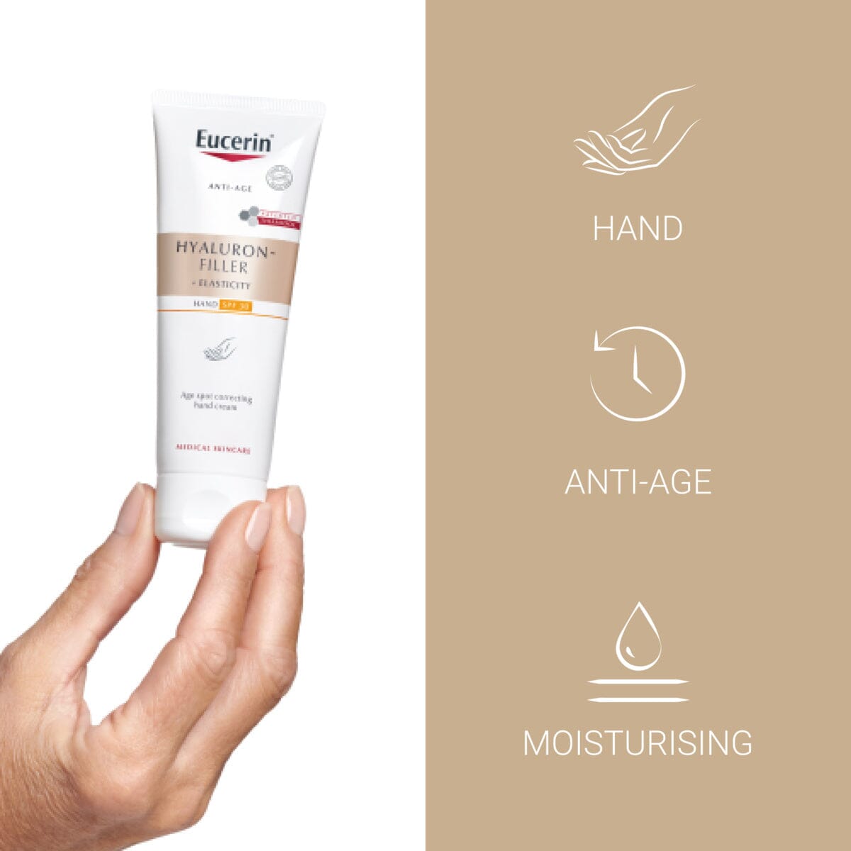 Eucerin Hyaluron-Filler + Elasticity Correcting Hand Cream 75 ml Eucerin