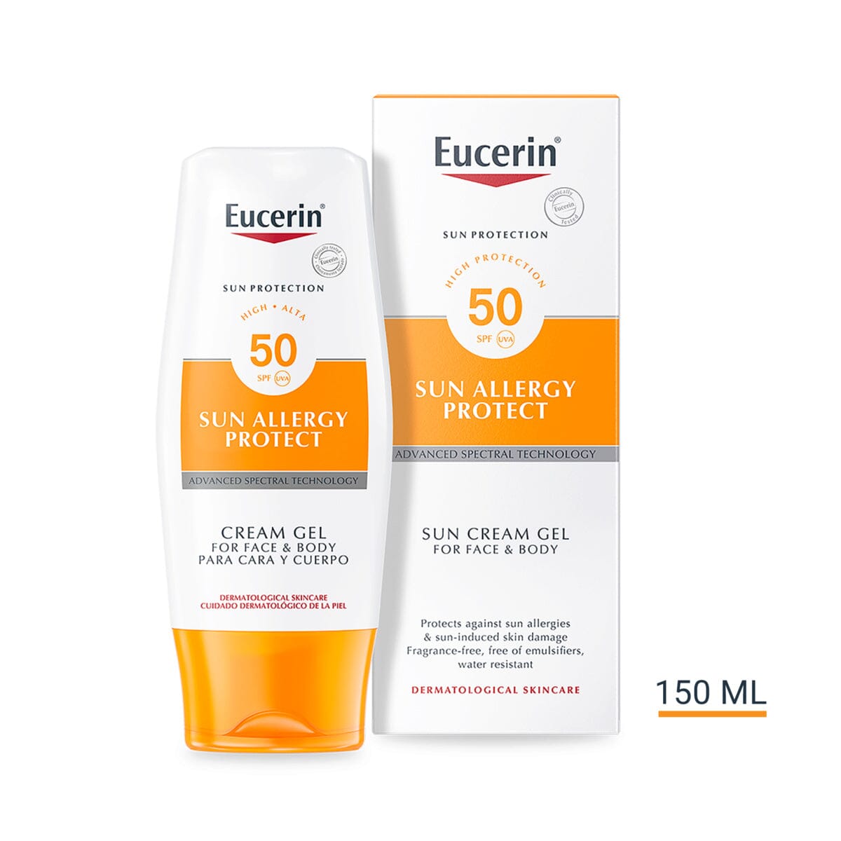Eucerin Sun Allergy Protect Gel-Cream Spf50+ 150 ml Eucerin