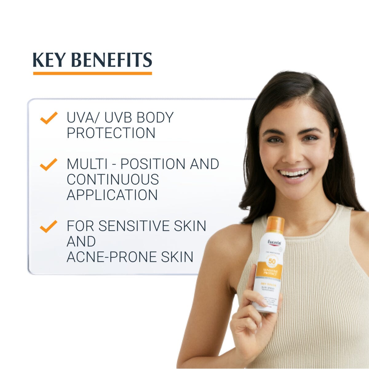 Eucerin Sun Dry Touch Transparent Spray Spf50 200 ml Eucerin
