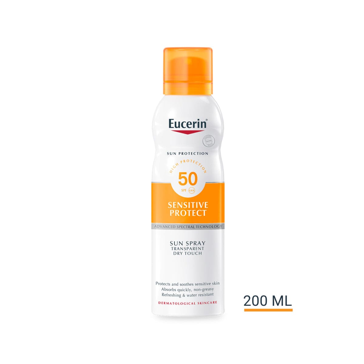 Eucerin Sun Dry Touch Transparent Spray Spf50 200 ml Eucerin