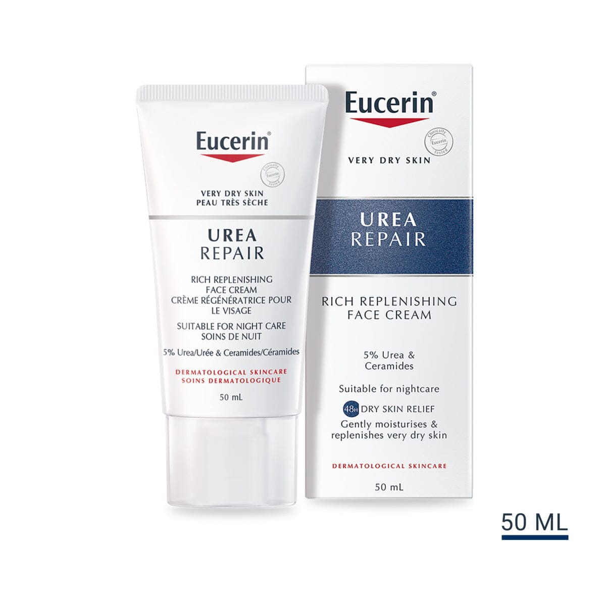 Eucerin Urearepair Rich Replenishing Face Cream 50 ml Eucerin