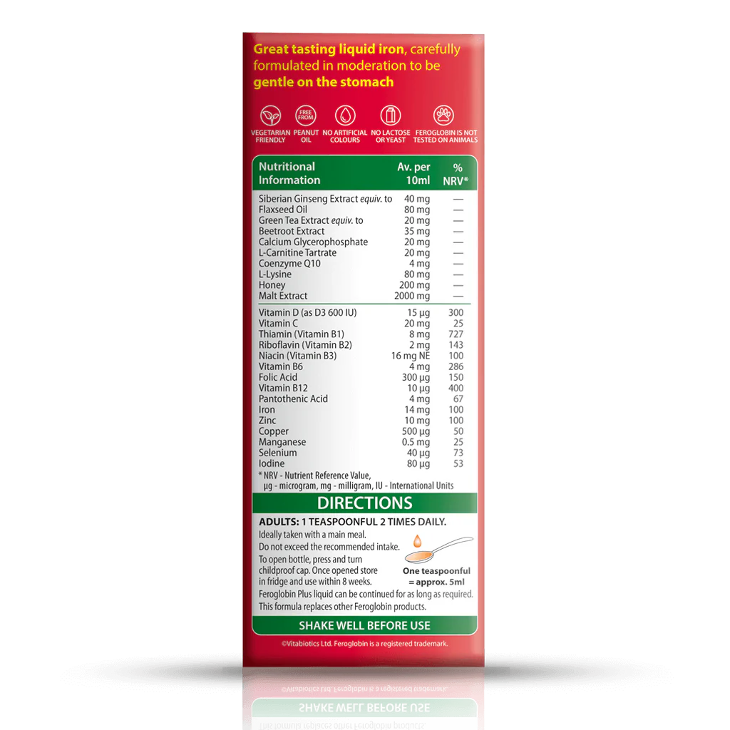 Feroglobin Plus Liquid 200 ml Vitabiotics