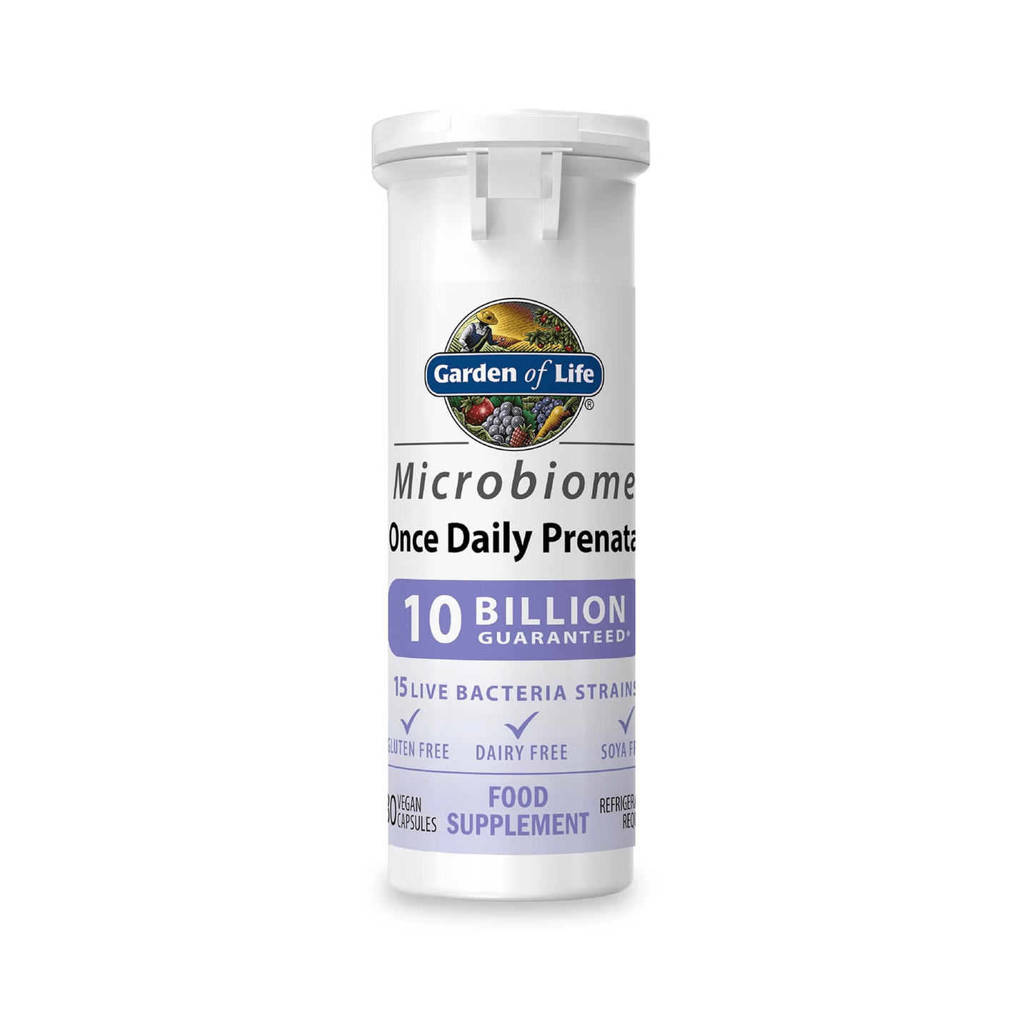 Garden of Life Microbiome Once Daily Prenatal 30 Capsules Garden of Life