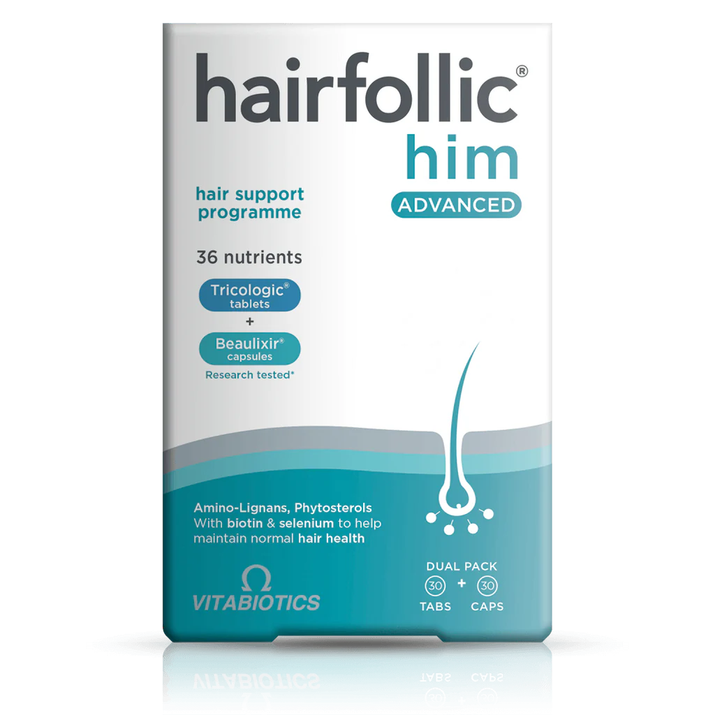 Hairfollic HIm Advanced 30 Tabs Vitabiotics
