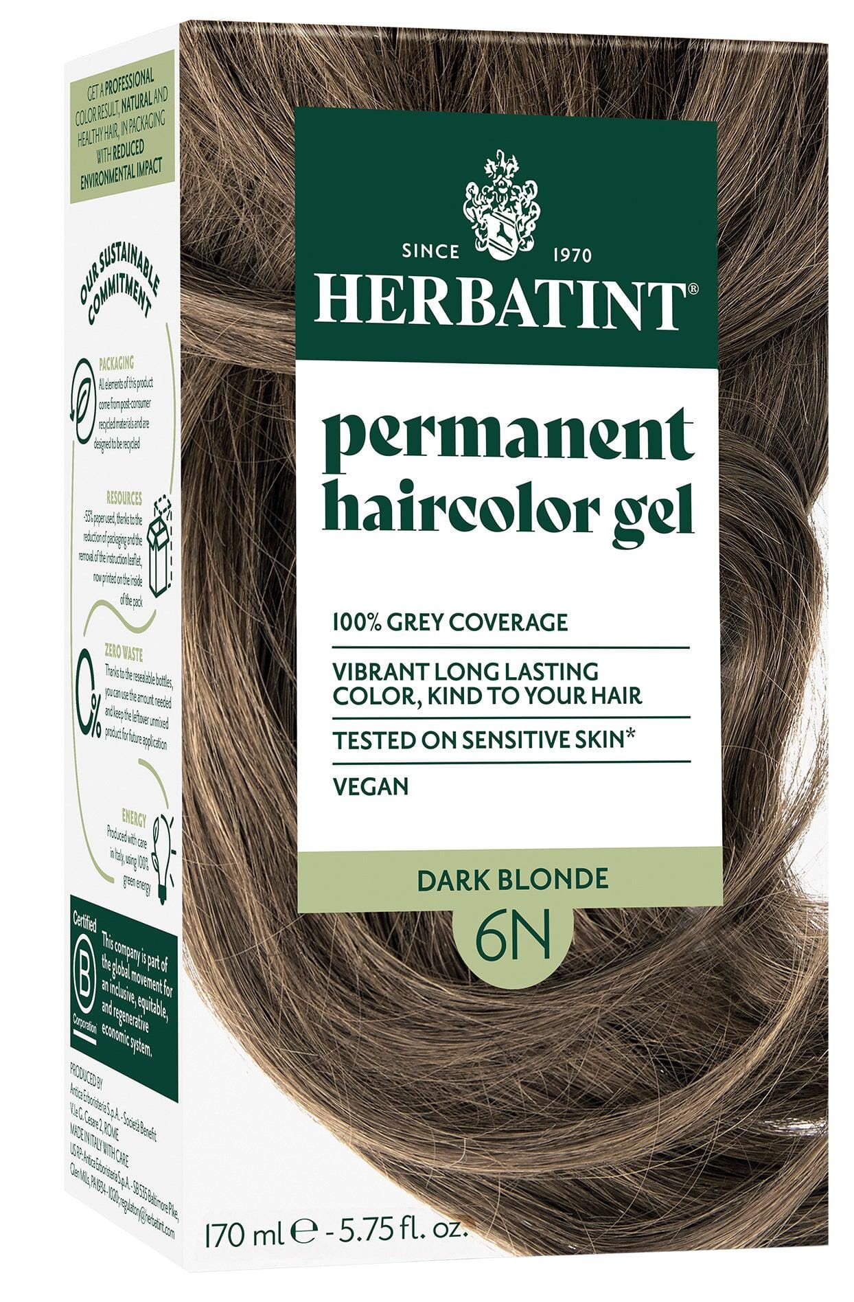 Herbatint Dark Blonde (6N) 150 ml Herbatint