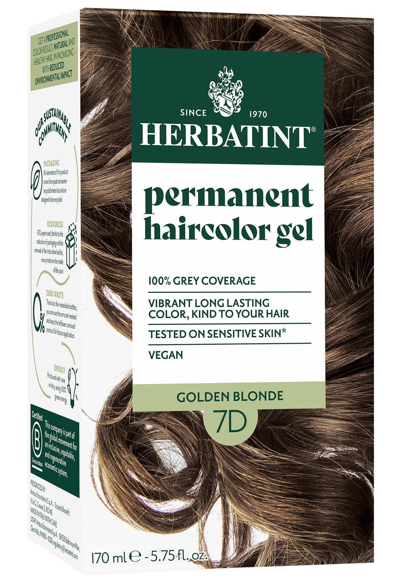 Herbatint Golden Blonde (7D) 150 ml Herbatint