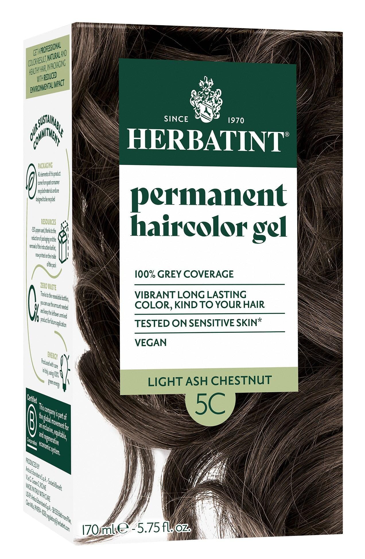 Herbatint Light Ash Chestnut (5C) 150 ml Herbatint