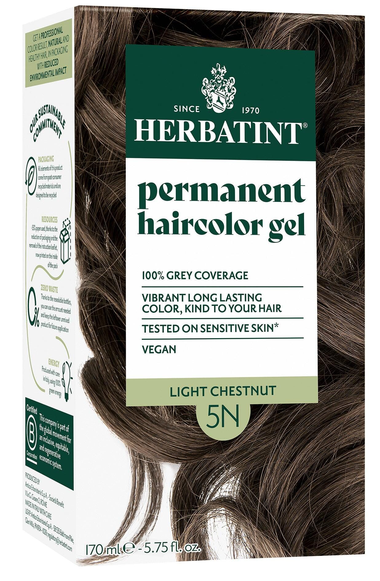 Herbatint Light Chestnut (5N) 150 ml Herbatint