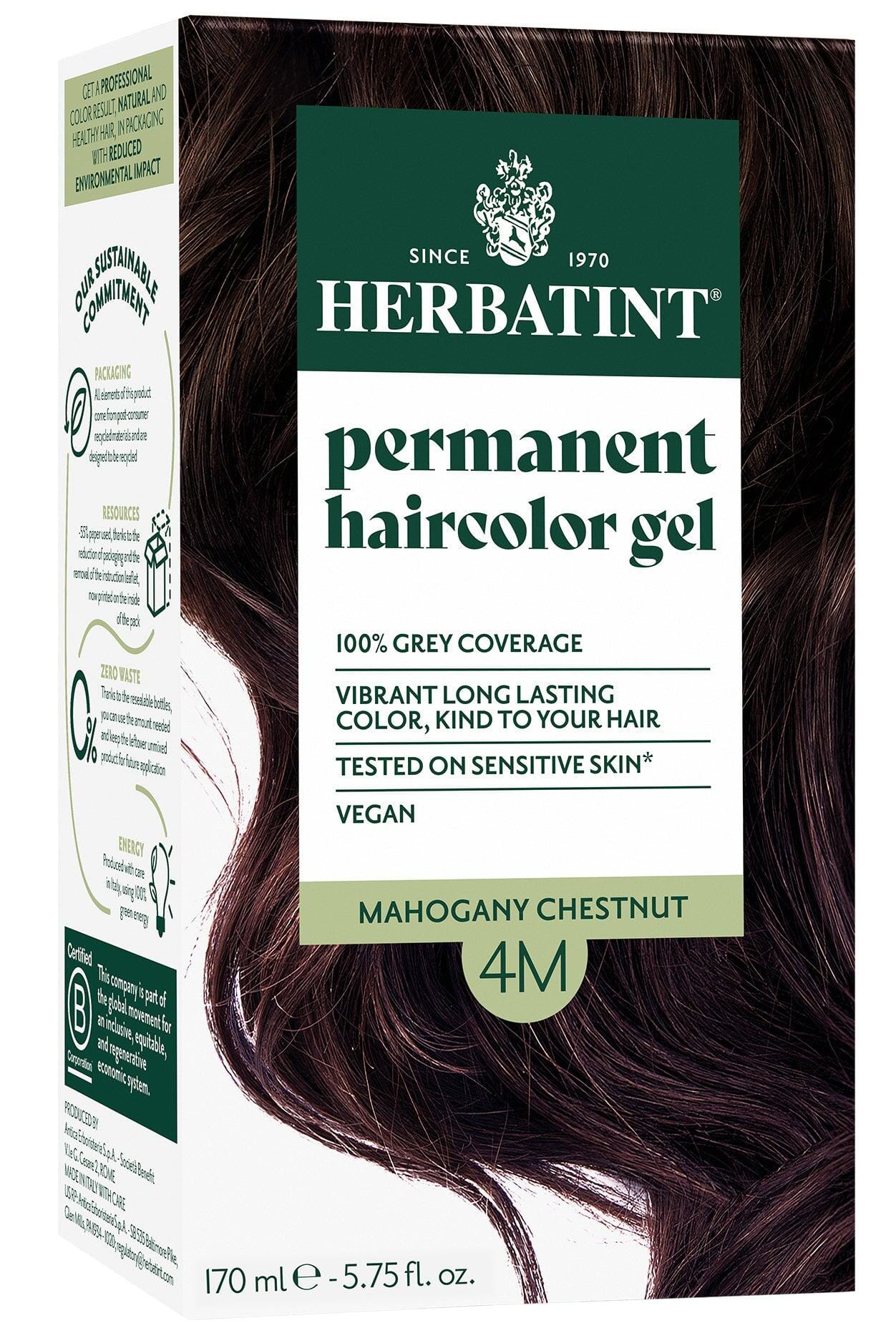 Herbatint Mahogany Chestnut (4M) 150 ml Herbatint