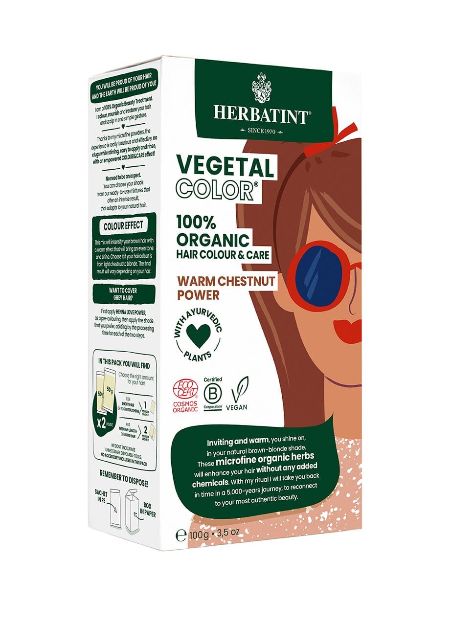 Herbatint Vegetal Colour: Warm Chestnut Power (100g) Herbatint