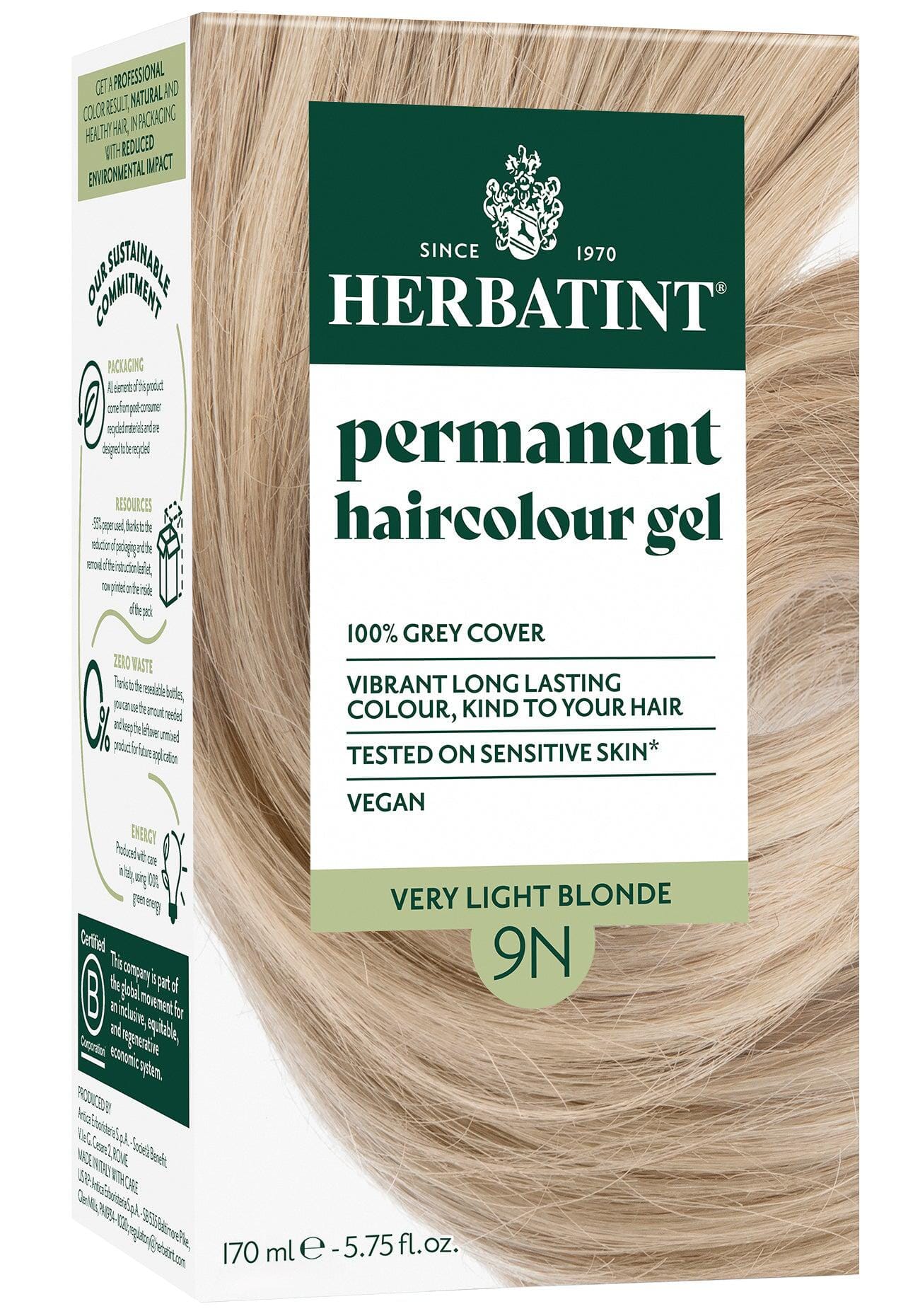 Herbatint Very Light Blonde (9N) 150 ml Herbatint