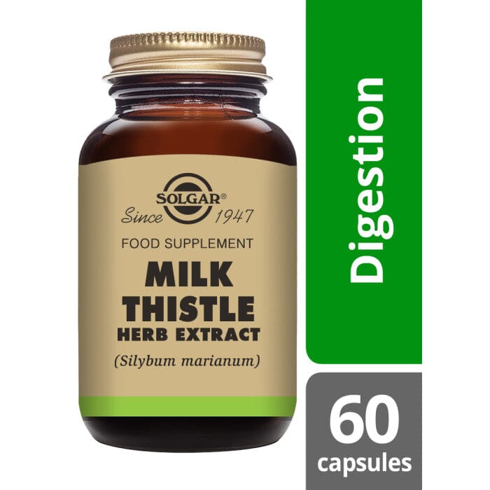 Milk Thistle Herb Extract Vegetable Capsules - Pack of 60 Solgar