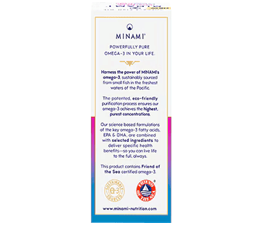 Minami EPA+DHA Kids Liquid 1+Years Omega 3 + Vitamin D3 - 100 ml Minami