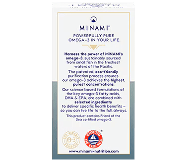Minami MorEPA Platinum Elite + 1000Iu Vitamin D3 - 60 Softgels Minami