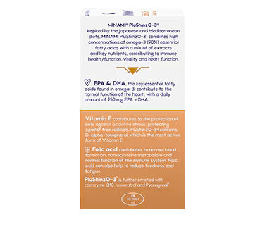 Minami Plushinzo-3 Omega-3 + Pro-Aging Complex - 30 Softgels Minami