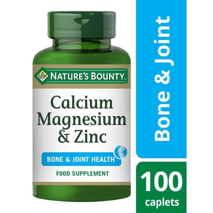 Nature's Bounty® Calcium, Magnesium and Zinc Coated Caplets - Pack of 100 Caplets Nature's Bounty