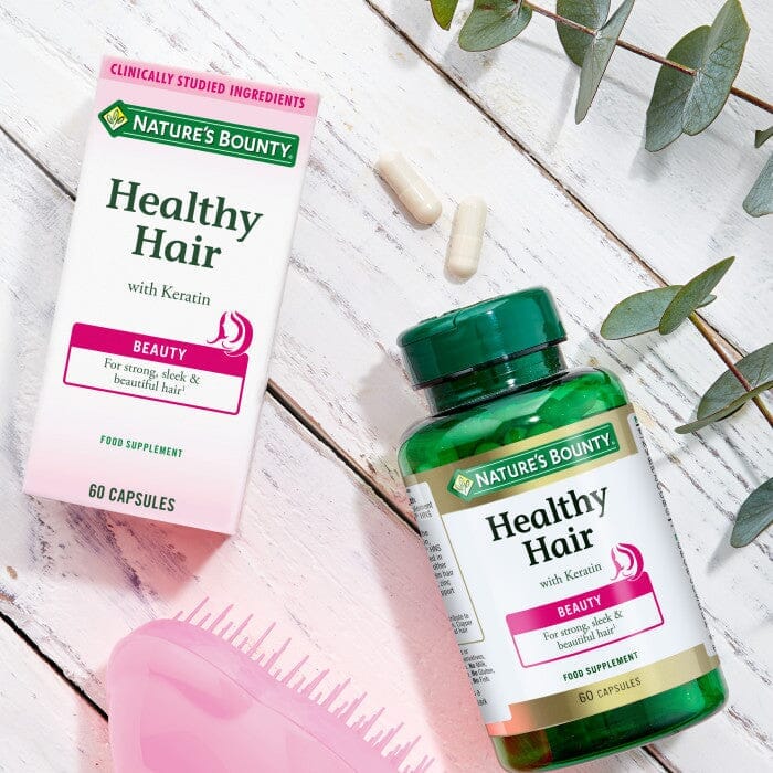 Nature's Bounty® Healthy Hair with Keratin - Pack of 60 Nature's Bounty