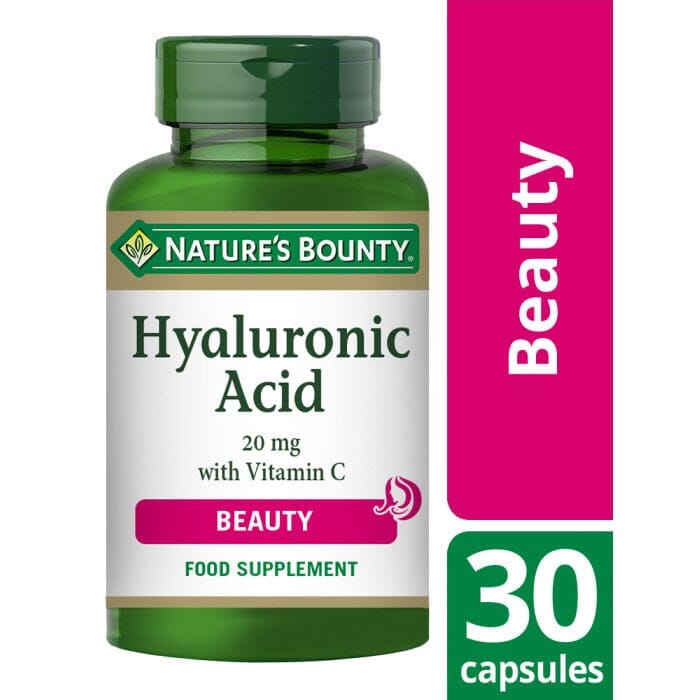 Nature's Bounty® Hyaluronic Acid 20 mg with Vitamin C Capsules - Pack of 30 Capsules Nature's Bounty