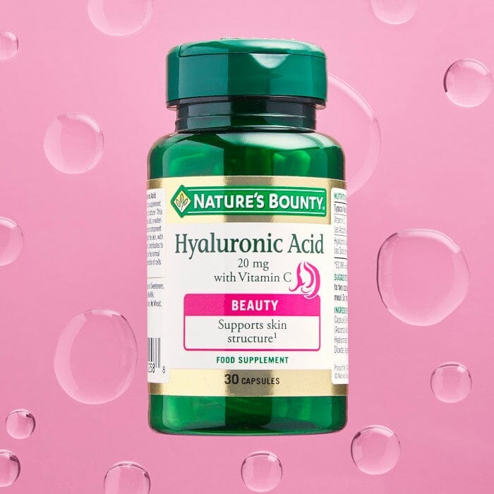 Nature's Bounty® Hyaluronic Acid 20 mg with Vitamin C Capsules - Pack of 30 Capsules Nature's Bounty