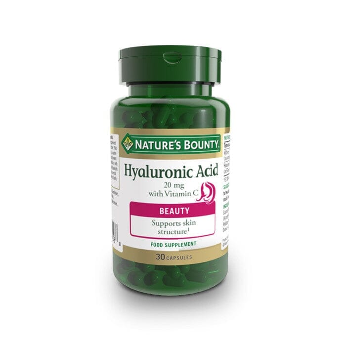 Nature's Bounty® Hyaluronic Acid 20 mg with Vitamin C Capsules - Pack of 30 Capsules Nature's Bounty