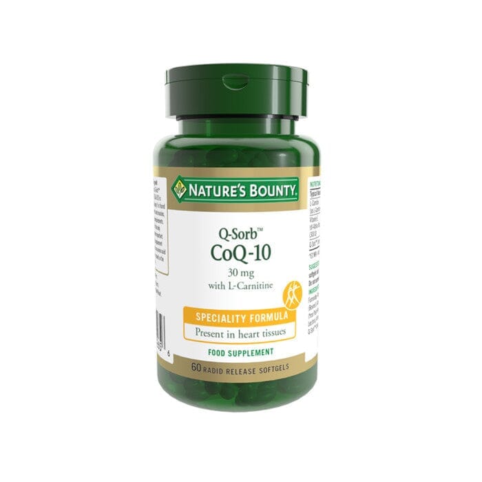 Nature's Bounty® Q-Sorb 30mg CoQ-10 with L-Carnitine Softgels - Pack of 60 Softgels Nature's Bounty
