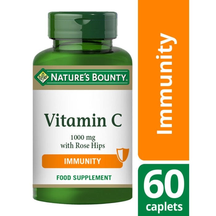 Nature's Bounty® Vitamin C 1000 mg with Rose Hips Caplets - Pack of 60 Caplets Nature's Bounty