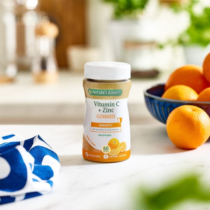 Nature's Bounty® Vitamin C + Zinc (bovine) Gummies - Pack of 60 Gummies Nature's Bounty