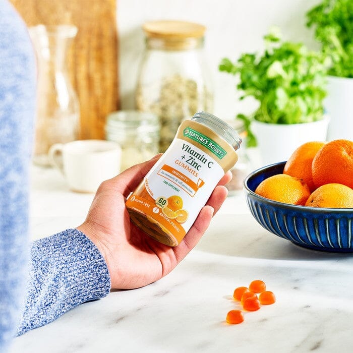 Nature's Bounty® Vitamin C + Zinc (bovine) Gummies - Pack of 60 Gummies Nature's Bounty