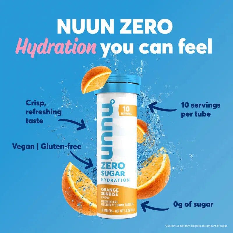 Nuun Zero Sugar - Sport Hydration Tablets (10 Soluble Tablets) Nuun