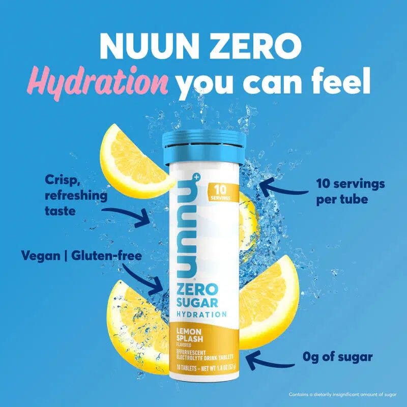 Nuun Zero Sugar - Sport Hydration Tablets (10 Soluble Tablets) Nuun