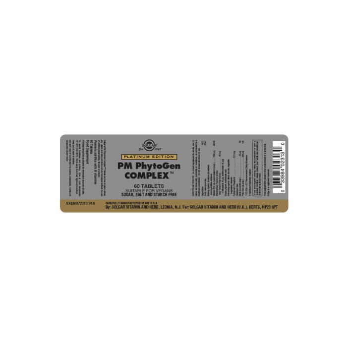 PM PhytoGen Complex™ Tablets - Pack of 60 Solgar
