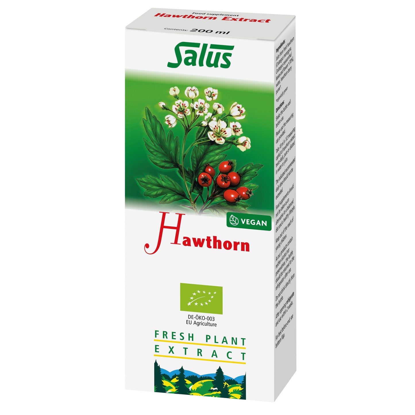 Salus Hawthorne: 100% Pure Fresh Plant Extract 200ml