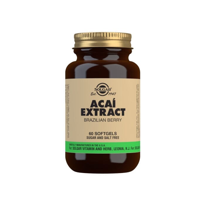 Solgar® Acai Extract Softgels - Pack of 60 Solgar