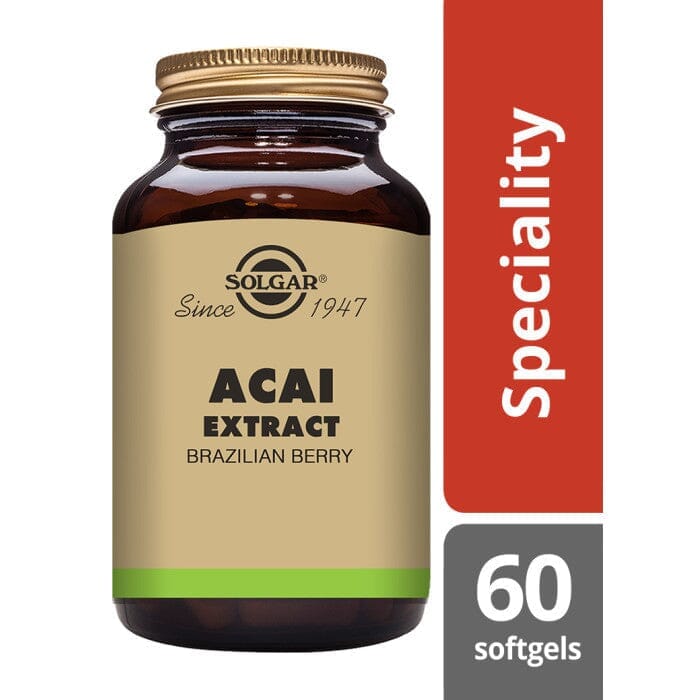 Solgar® Acai Extract Softgels - Pack of 60 Solgar