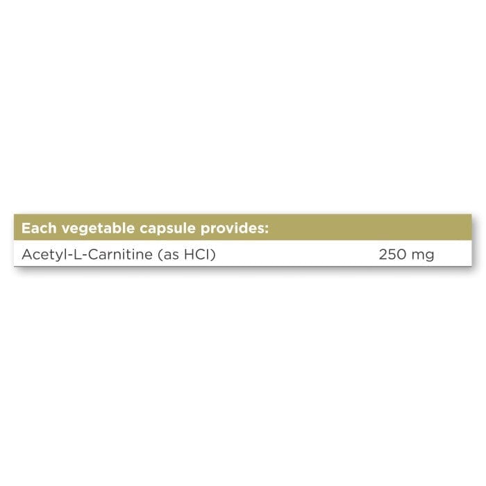 Solgar® Acetyl-L-Carnitine 250 mg Vegetable Capsules - Pack of 30 Solgar