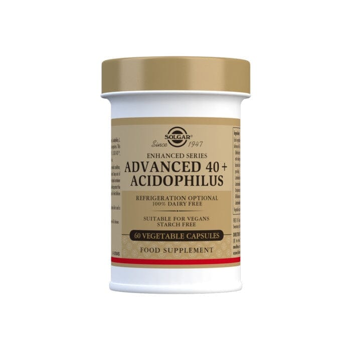 Solgar® Advanced 40+ Acidophilus Vegetable Capsules - Pack of 120 Solgar