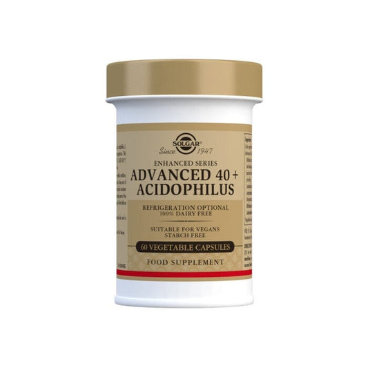 Solgar® Advanced 40+ Acidophilus Vegetable Capsules - Pack of 120 Solgar