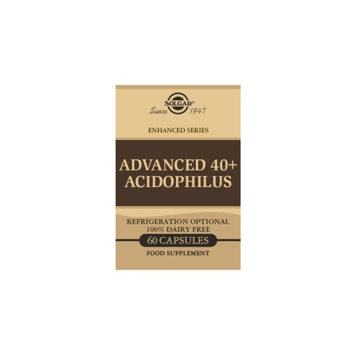 Solgar® Advanced 40+ Acidophilus Vegetable Capsules - Pack of 60 Solgar