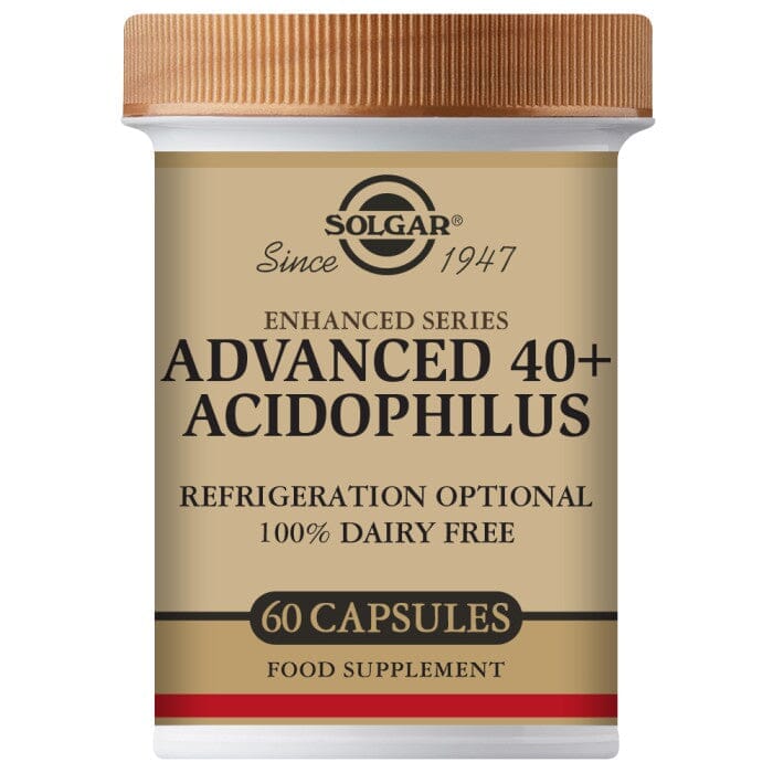 Solgar® Advanced 40+ Acidophilus Vegetable Capsules - Pack of 60 Solgar