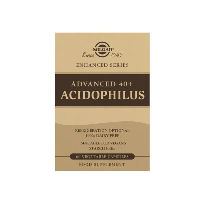 Solgar® Advanced 40+ Acidophilus Vegetable Capsules - Pack of 60 Solgar