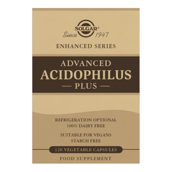 Solgar® Advanced Acidophilus Plus Vegetable Capsules - Pack of 120 Solgar