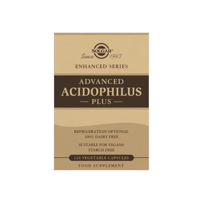 Solgar® Advanced Acidophilus Plus Vegetable Capsules - Pack of 120 Solgar